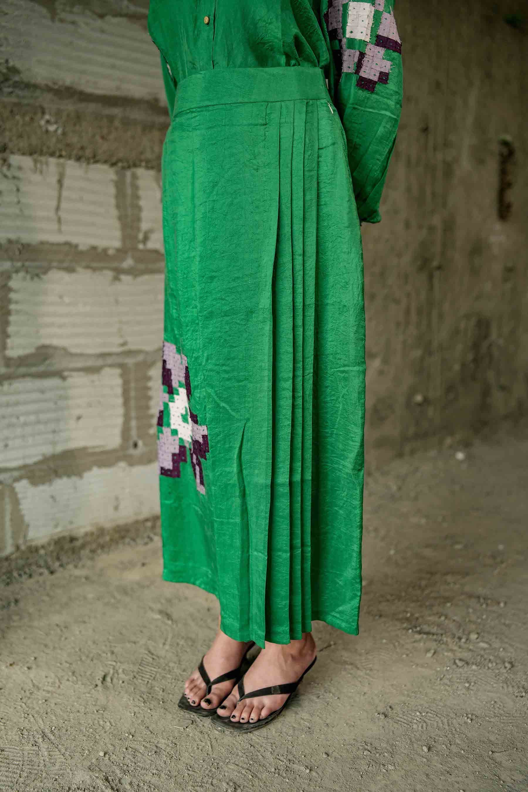 Wildflower Shirt & Skirt Set