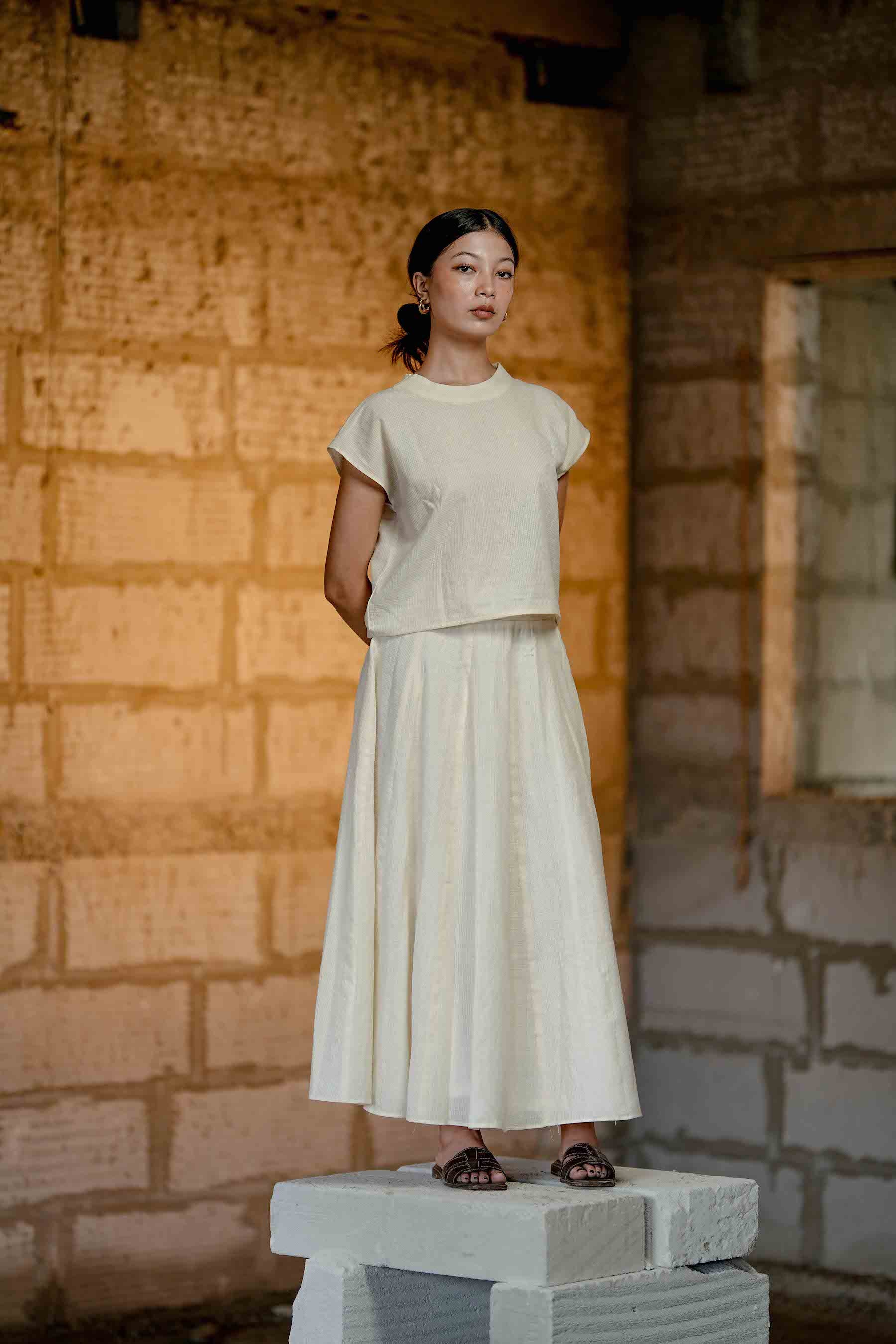Two Ways Top & Skirt Set