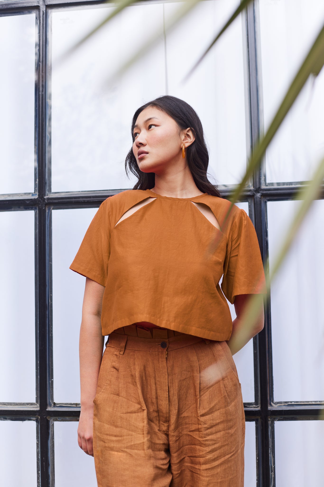 Savoy Summer Top- Brown