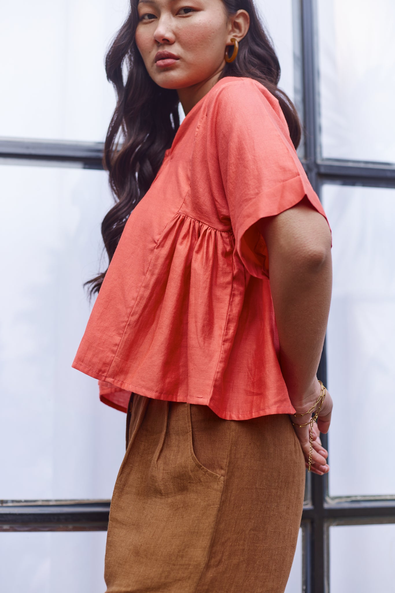 Big Ben Bliss Top- Coral