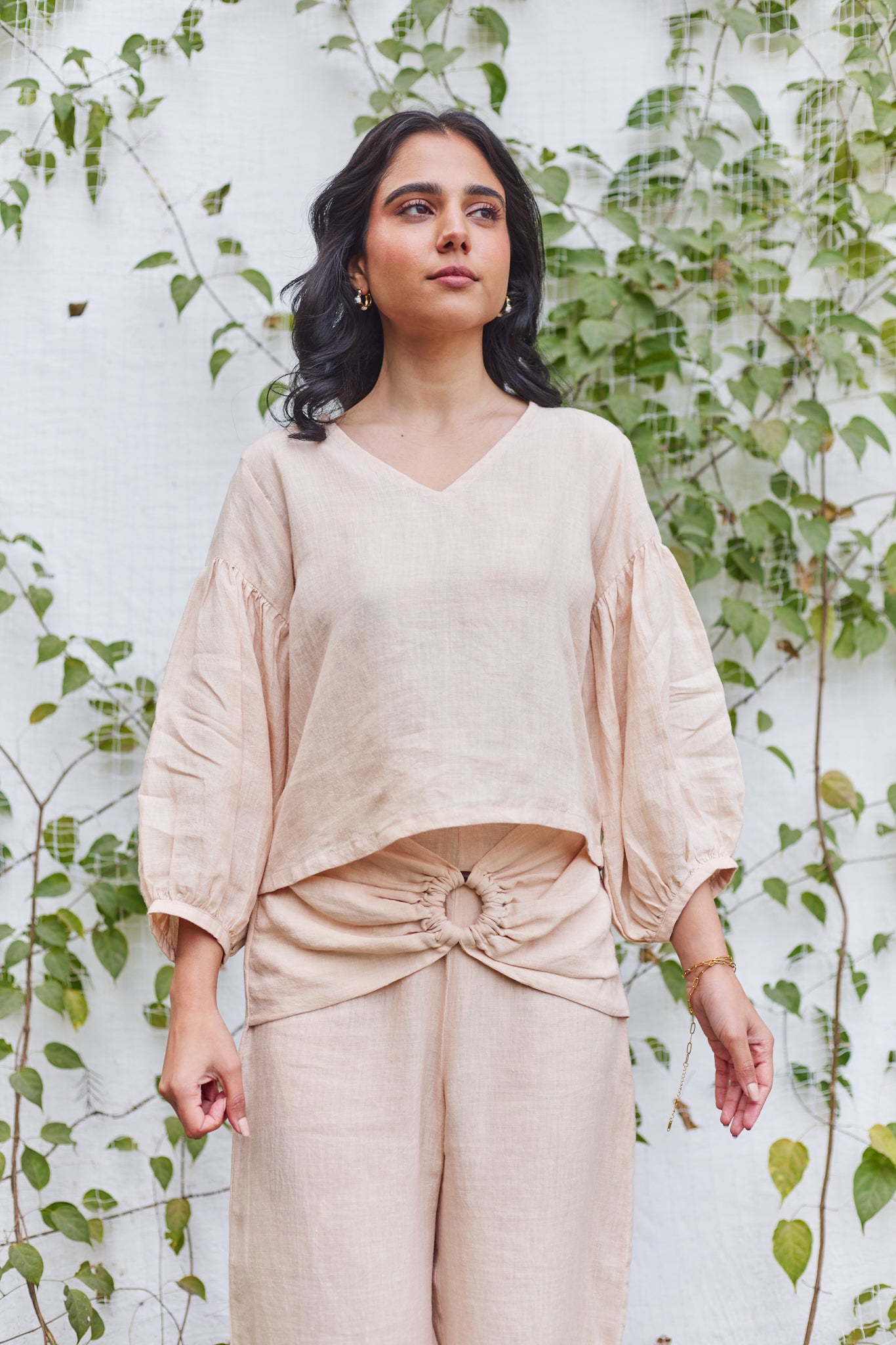 Brick Lane Blouse- Beige