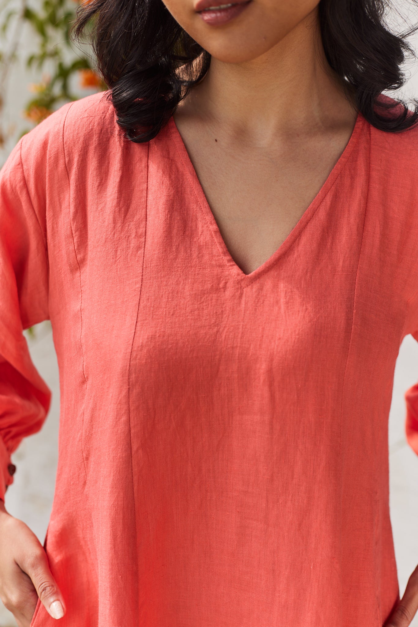 Regent’s Retreat Dress- Coral