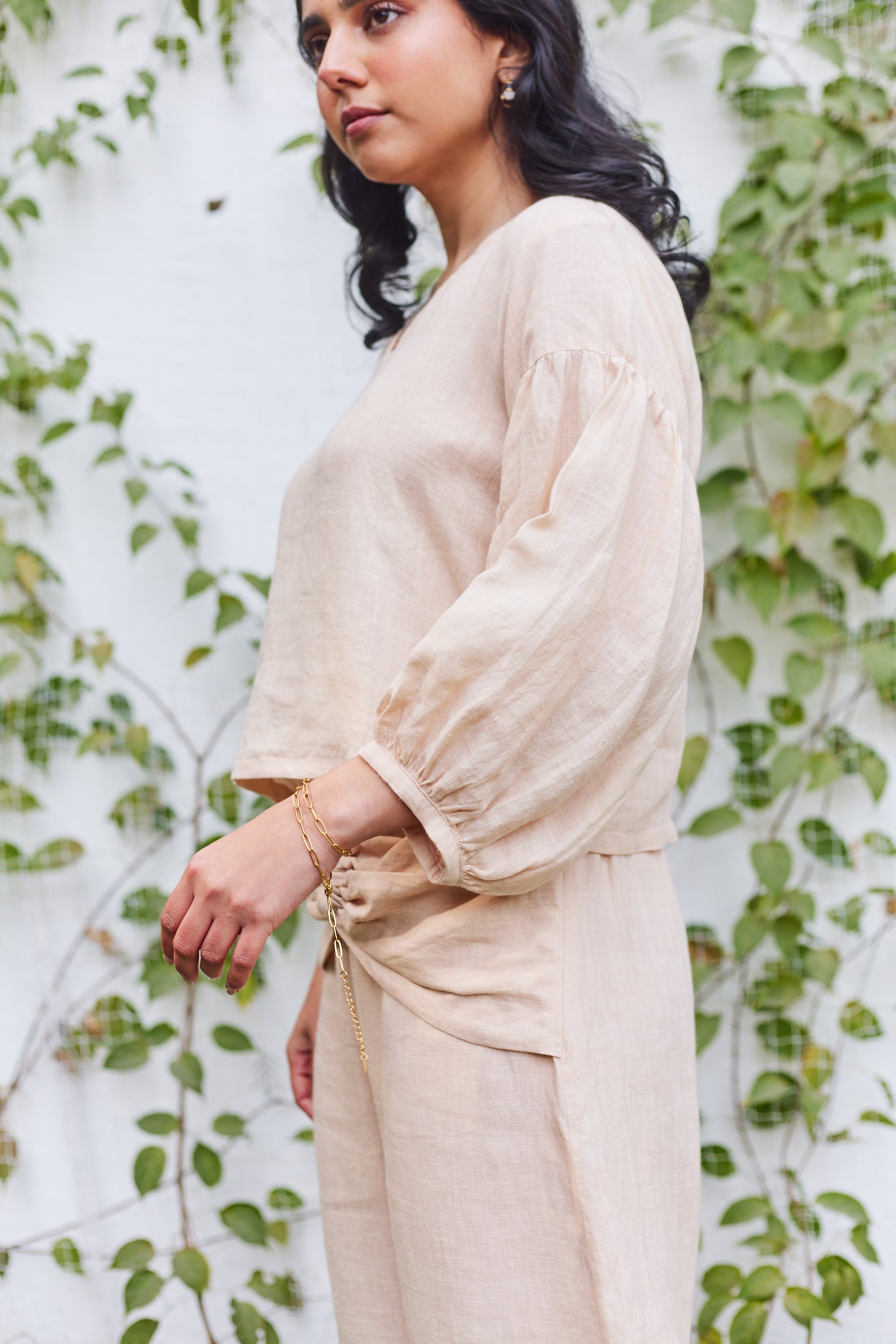 Brick Lane Blouse- Beige