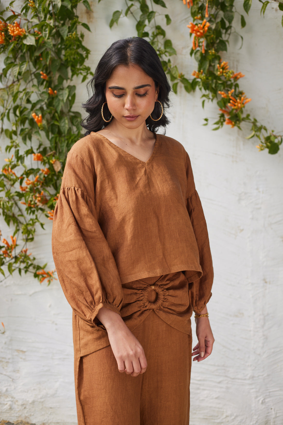 Brick Lane Blouse- Brown