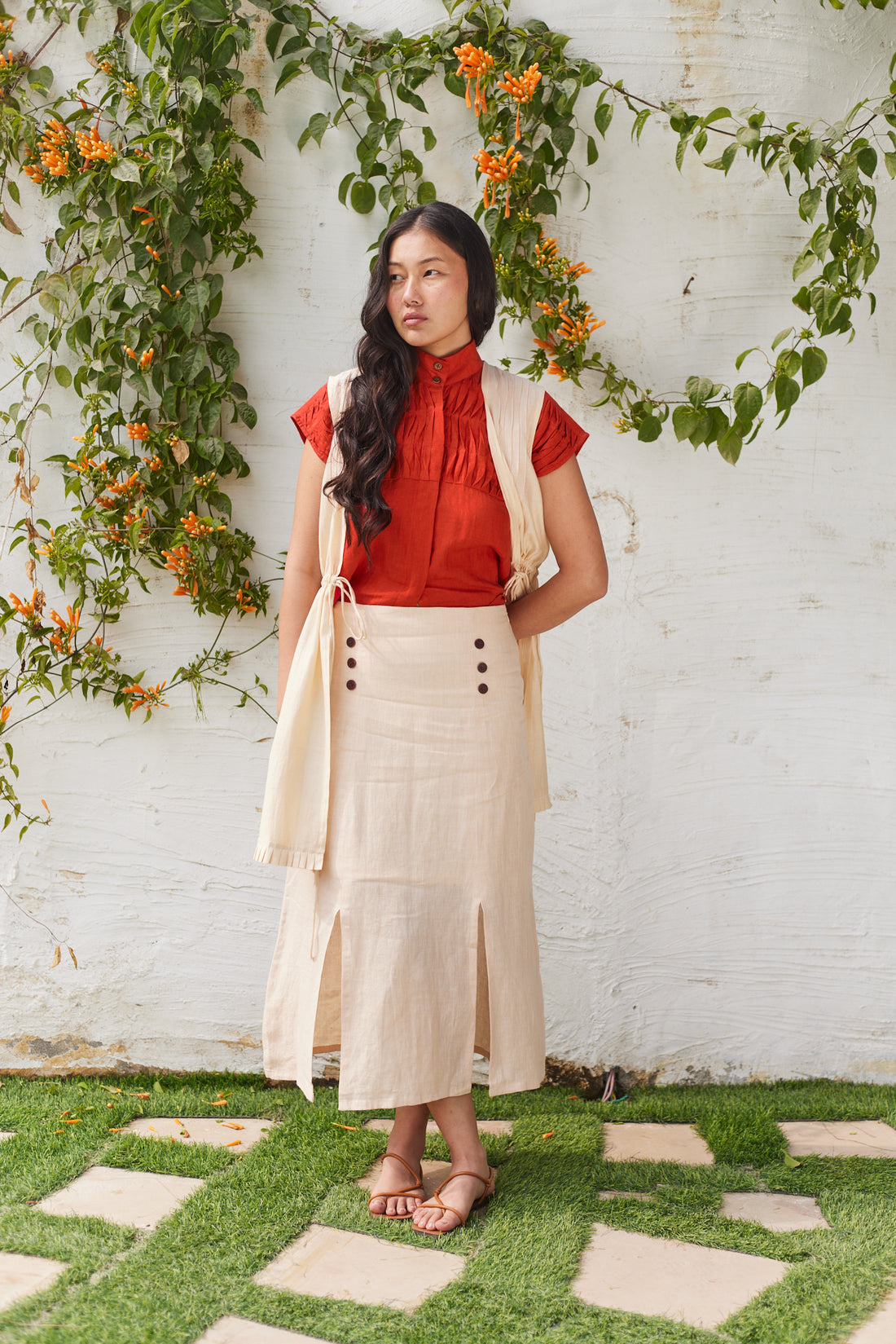 Southbank Serenity Midi Skirt