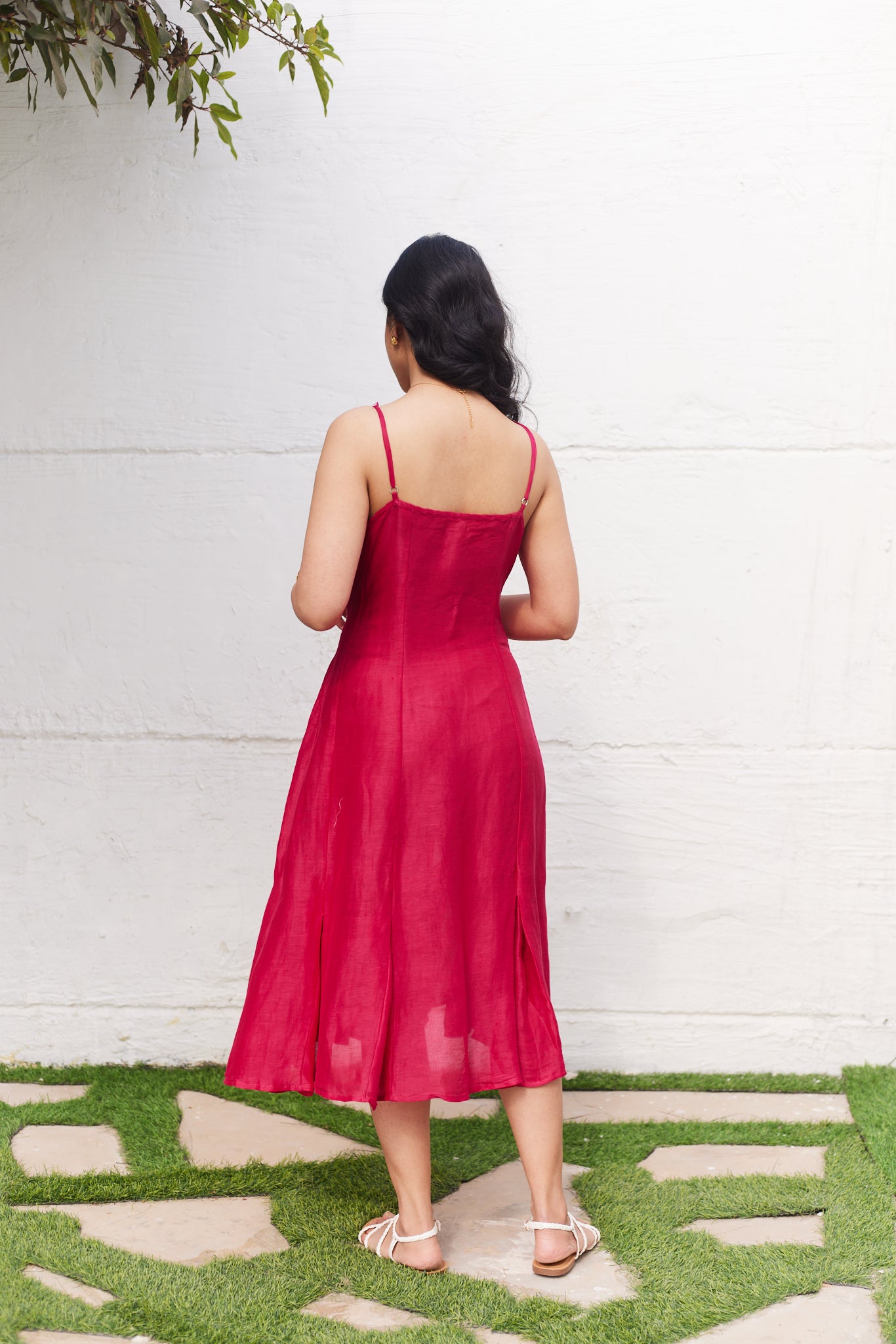 Soho Sunshine Dress- Pink Linen Silk Five Thirty Somewhere Soho Sunshine Dress- Pink Linen Silk Five Thirty Somewhere