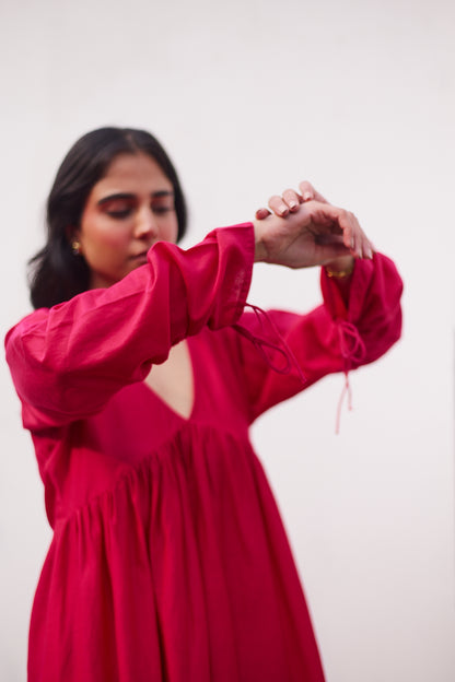 The Shard Shift Dress- Pink