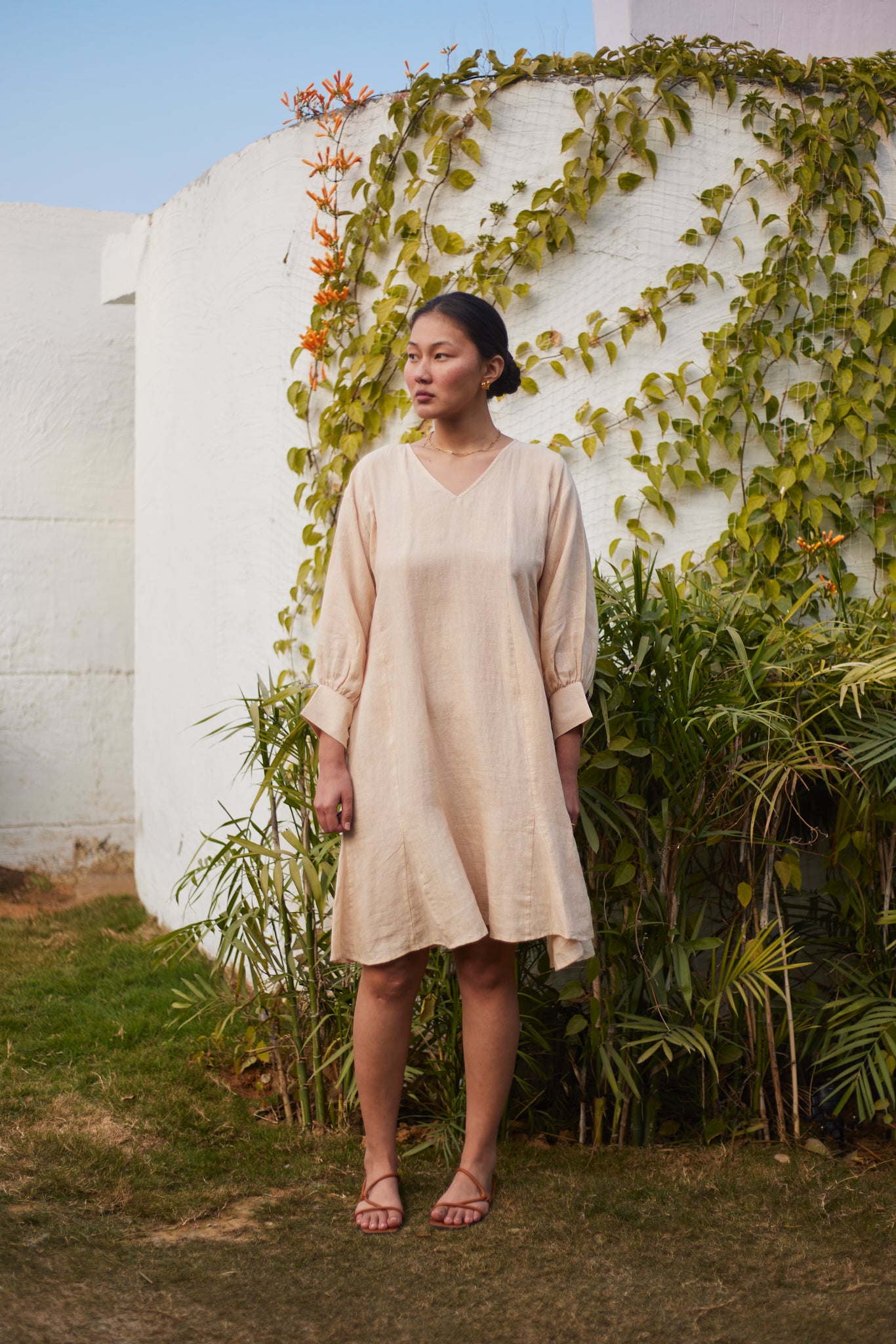 Regent’s Retreat Dress- Beige