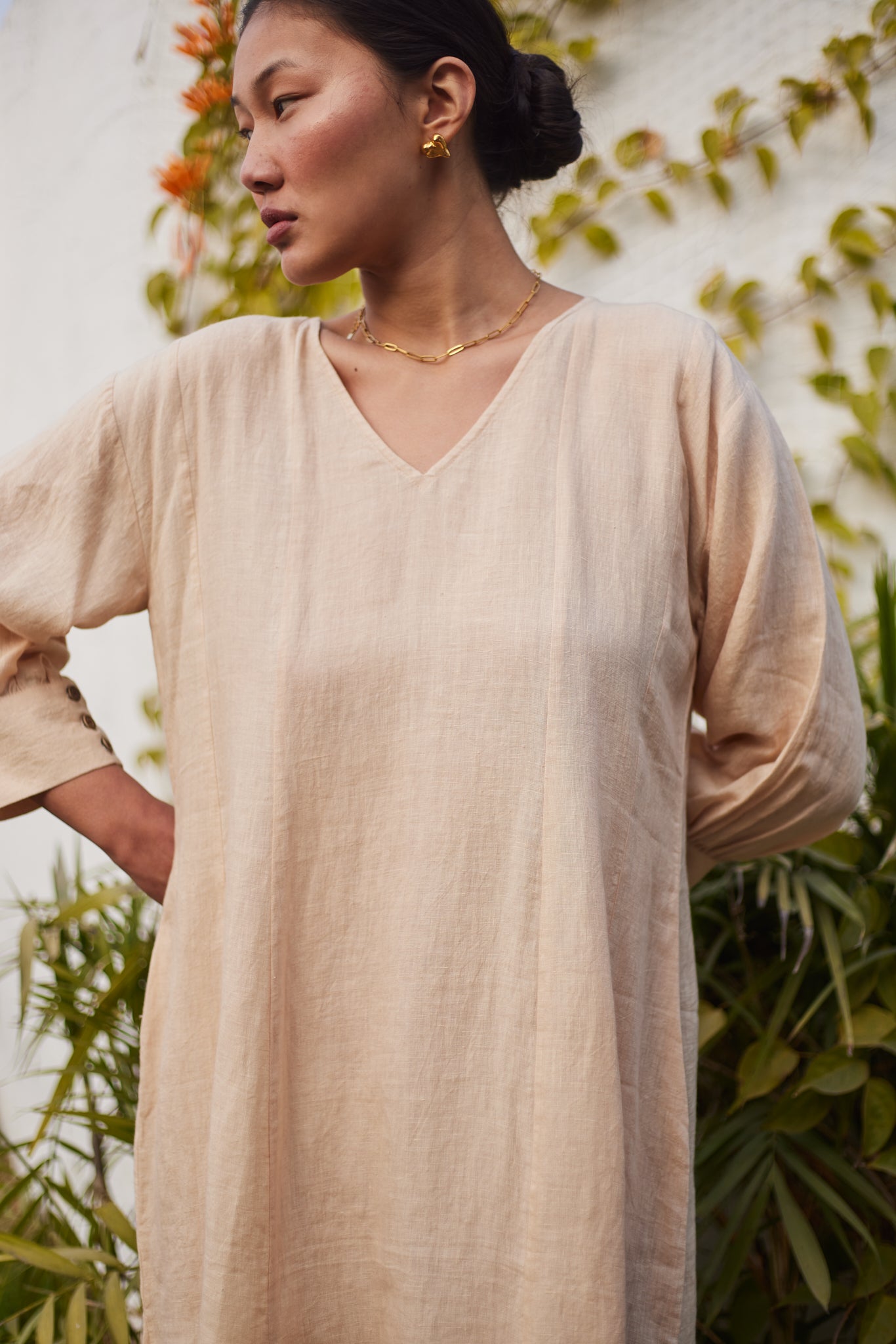 Regent’s Retreat Dress- Beige