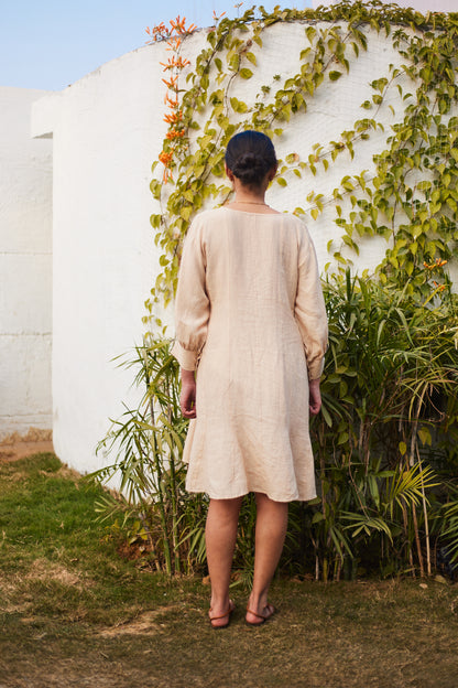 Regent’s Retreat Dress- Beige